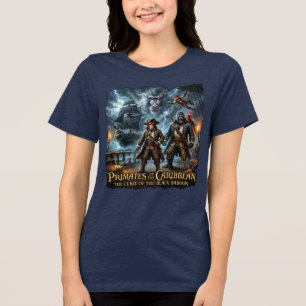 Geweldige Pirates of The Caribbean-parodie Tri-Blend Shirt