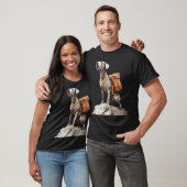 Geweldige Pitbull Dane T-shirt (Unisex)