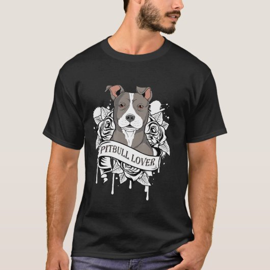 Geweldige Pitbull Gif Pit Bull T-shirt (Voorkant)