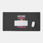 Geweldige Pitbull Moeders Hebben Tattoos Grappige Bureaumat (Keyboard & Muis)