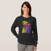 Geweldige Pitbull Pit Bull Terrier Print T-shirt (Voorkant volledig)
