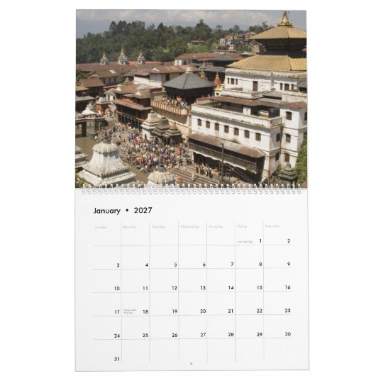 Geweldige plaatsen van de Wereldagenda 2012 Kalender (Jan 2027)