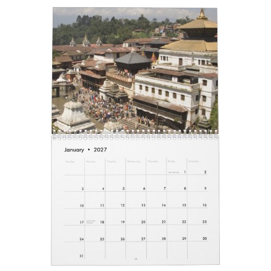 Geweldige plaatsen van de Wereldagenda 2012 Kalender (Jan 2027)