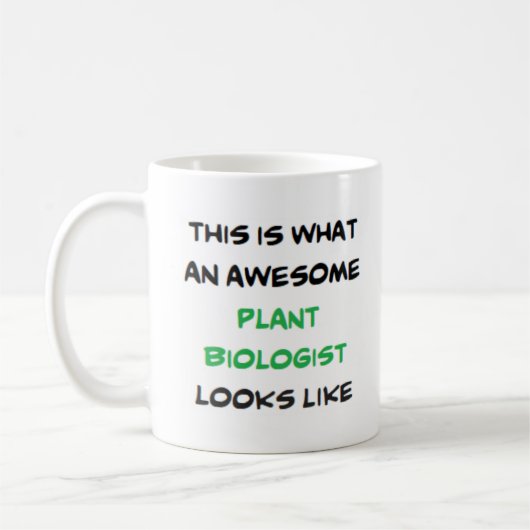geweldige plant bioloog koffiemok (Links)