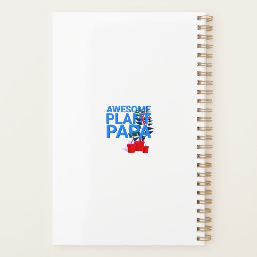 Geweldige Plant Papa-planten Planner (Achterkant)