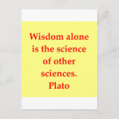 geweldige plato quote briefkaart (Voorkant)