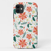 Geweldige Poinsettia Patroon Case-Mate iPhone Case (Achterkant)