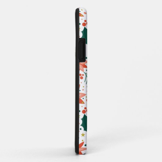 Geweldige Poinsettia Patroon Case-Mate iPhone Case (Achterkant/rechts)