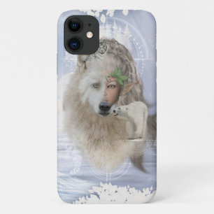 Geweldige polarwolf met fee, Case-Mate iPhone case