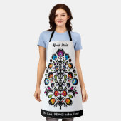 🤩 Geweldige pools Folk Wycinanki Schort (Gedragen)