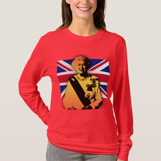 Geweldige Pop Art Diamond Jubilee met Uniefacilite T-shirt (Voorkant)