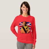 Geweldige Pop Art Diamond Jubilee met Uniefacilite T-shirt (Voorkant volledig)