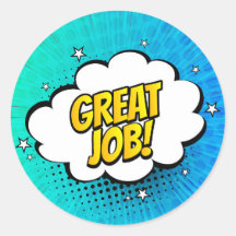 Geweldige Pop van banenkaart, art. Sticker