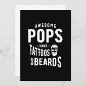 Geweldige Poppen hebben Tattoos en oorten Bedankkaart (Voorkant / Achterkant)