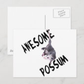 Geweldige possum briefkaart (Voorkant / Achterkant)