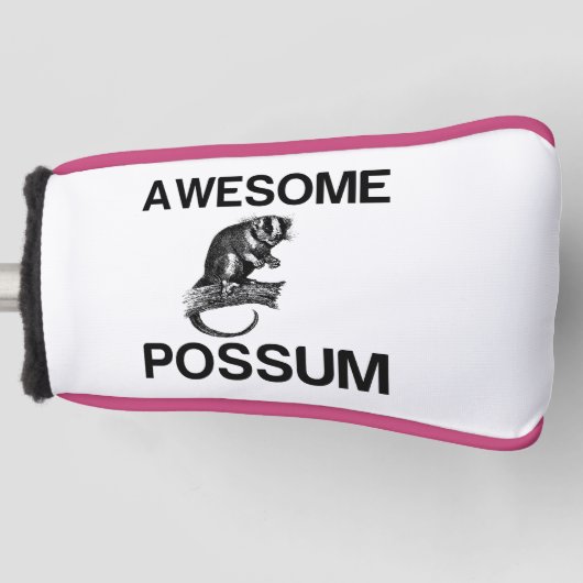 GEWELDIGE POSSUM GOLFHEADCOVER (Voorkant)