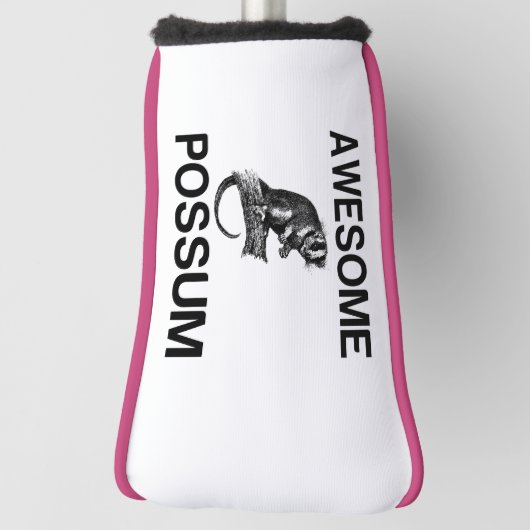 GEWELDIGE POSSUM GOLFHEADCOVER (Draai 90)