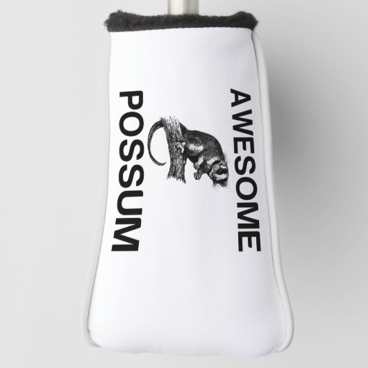 GEWELDIGE POSSUM GOLFHEADCOVER (Draai 90)