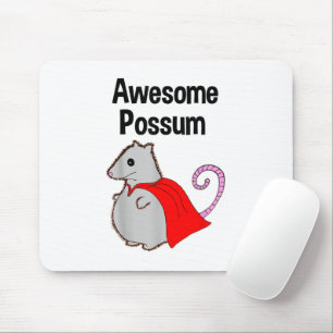 Geweldige Possum Grappig, Schattig. Dierenliefhebb Muismat