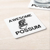 GEWELDIGE POSSUM KARTONNEN ONDERZETTERS (Schuin)