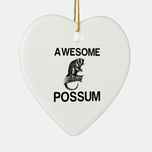 GEWELDIGE POSSUM KERAMISCH ORNAMENT (Rechts)