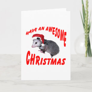 Geweldige Possum Kerstmis Feestdagen Kaart