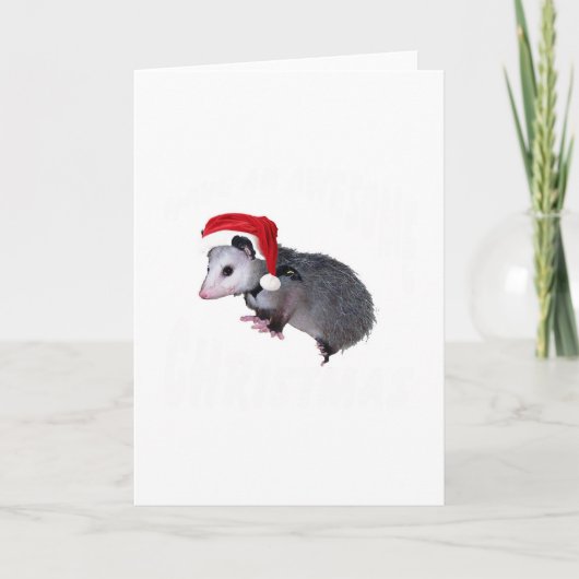 Geweldige Possum Kerstmis Feestdagen Kaart (Voorkant)