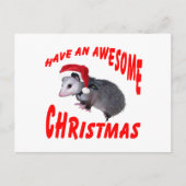 Geweldige Possum Kerstmis Feestdagenkaart (Voorkant)