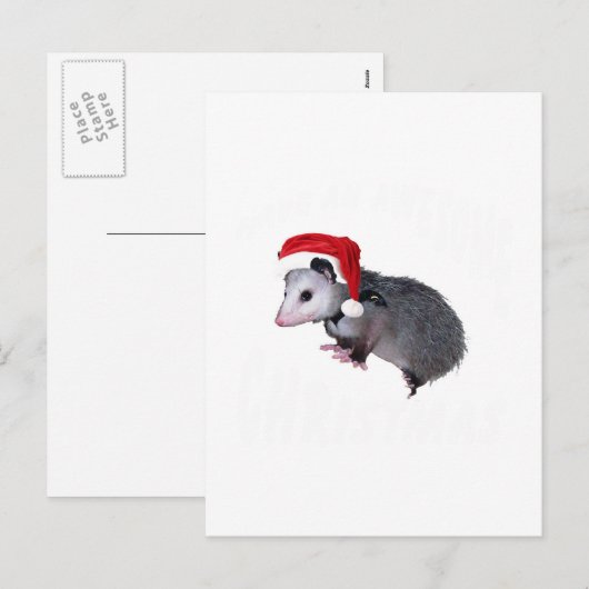 Geweldige Possum Kerstmis Feestdagenkaart (Voorkant / Achterkant)