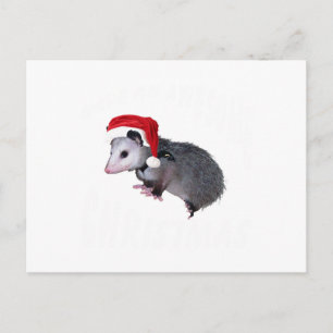 Geweldige Possum Kerstmis Feestdagenkaart