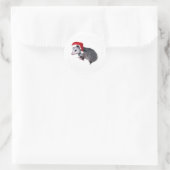 Geweldige Possum Kerstmis Ronde Sticker (Tas)