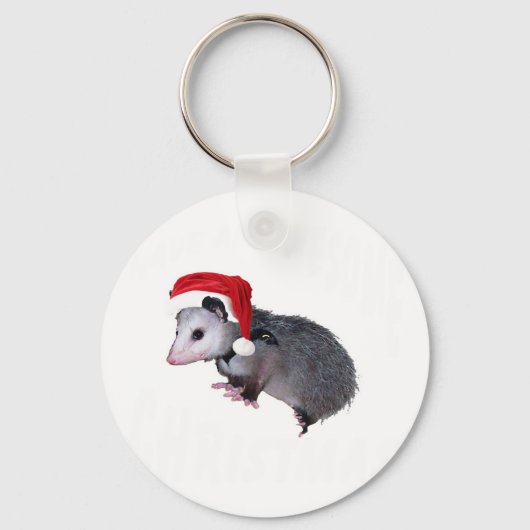 Geweldige Possum Kerstmis Sleutelhanger (Voorkant)