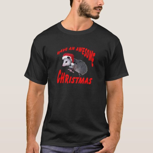 Geweldige Possum Kerstmis T-shirt (Voorkant)