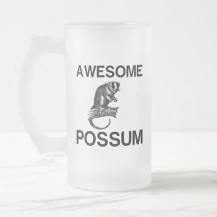 GEWELDIGE POSSUM MATGLAS BIERPUL