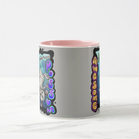 Geweldige Possum. Mok (Midden)