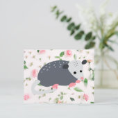 Geweldige possum opossum wildlife animal briefkaar briefkaart (Staand voorkant)