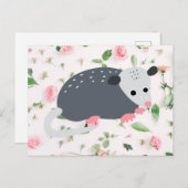 Geweldige possum opossum wildlife animal briefkaar briefkaart (Voorkant / Achterkant)