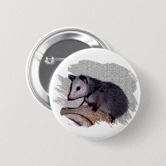 Geweldige possum ronde button 5,7 cm (Voorkant /achterkant)