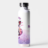 Geweldige possum | Schattigee Cartoon opossum Waterfles (Links)