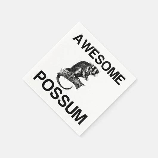 GEWELDIGE POSSUM SERVET (Hoek)