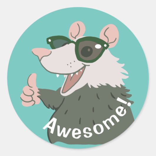 Geweldige Possum Stickers (Voorkant)