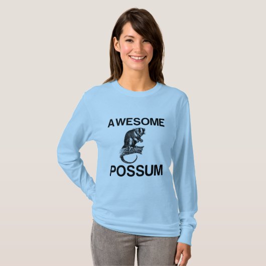 GEWELDIGE POSSUM T-SHIRT (Voorkant volledig)