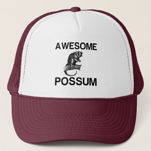 GEWELDIGE POSSUM TRUCKER PET (Voorkant)