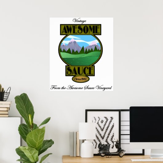 Geweldige poster (Thuiskantoor)