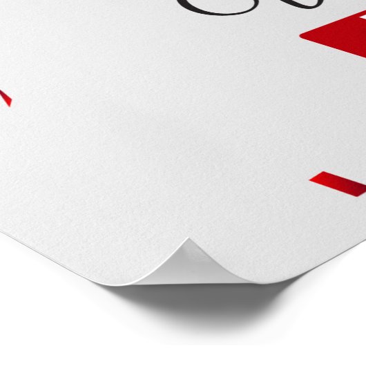 Geweldige Poster Valentijnsdag (Hoek)