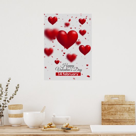 Geweldige Poster Valentijnsdag (Keuken)