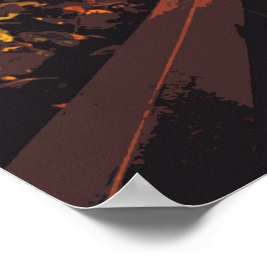 geweldige poster van Hollywood Beach pop (Hoek)