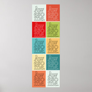 "Geweldige" Poster voor typografie