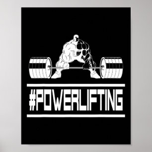 Geweldige #powerlifting Voor Gym Rats En Powerlift Poster