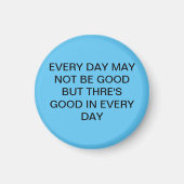 Geweldige prachtig zoet blauw met tekst magneet (Voorkant)